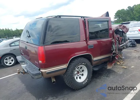 1998 GMC Yukon Slt from USA, damaged, VIN 1GKEK13R3WJ705995